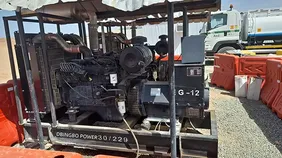 Grupo gerador a diesel para construção