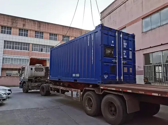 Gerador a diesel silencioso de 520kW cabinado exportado para a Malásia