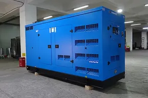 Gerador a diesel silencioso de 250kW exportado para a África