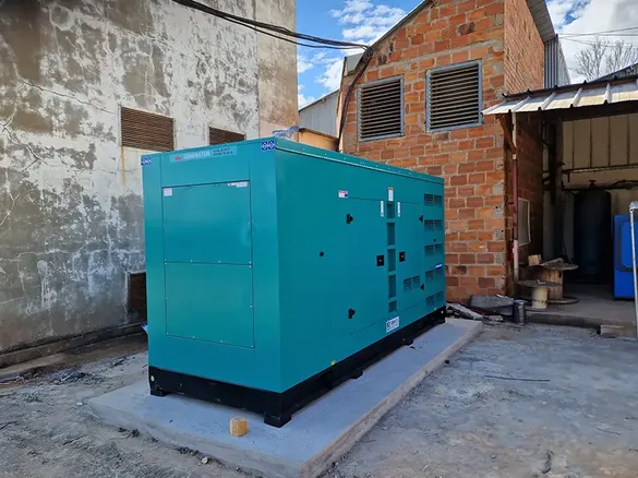 Gerador a diesel silencioso de 320kW exportado para Madagascar