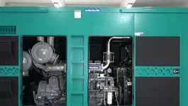 Gerador de energia elétrica alimentado por motor Perkins