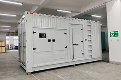 Grupos geradores a diesel da série de motores Yuchai em contêineres silenciosos de 500 kW exportados para o Iraque
