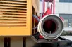 Bomba de sucção dupla montada com carreta