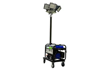 Torre de Iluminação Móvel com Gerador a Gasolina de 5kW
