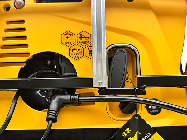 Luz Portátil para Áreas Remotas com Gerador a Gasolina de 700W