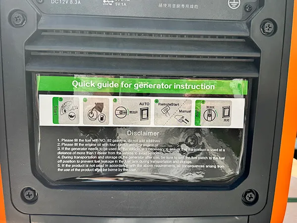 Geradores Portáteis Inversores a Gasolina Silenciosos