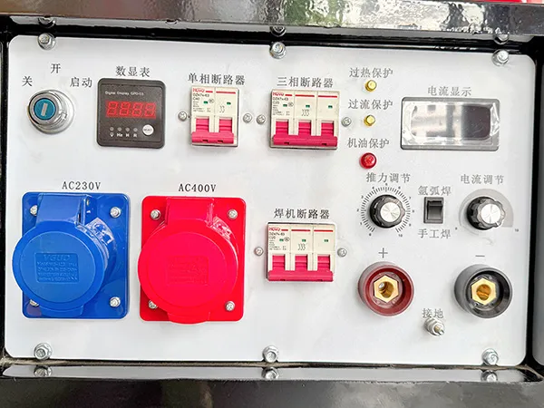 Gerador Soldador a Diesel Refrigerado a Ar (Monocilíndrico)
